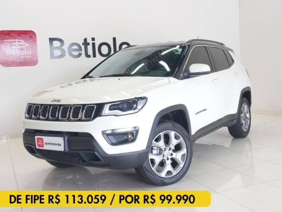 JEEP COMPASS 2.0 16V FLEX LONGITUDE AUTOMÁTICO JEEP COMPASS 2.0 16V FLEX LONGITUDE AUTOMÁTICO